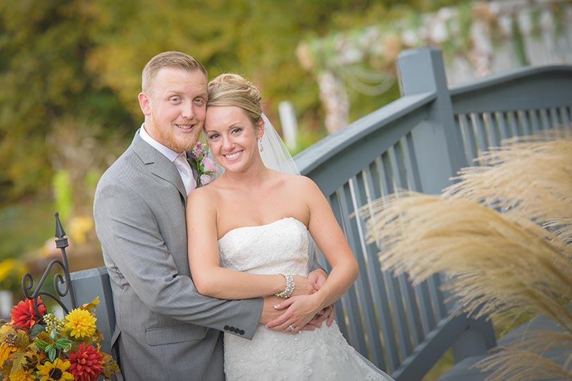 Couple holding hands portrait