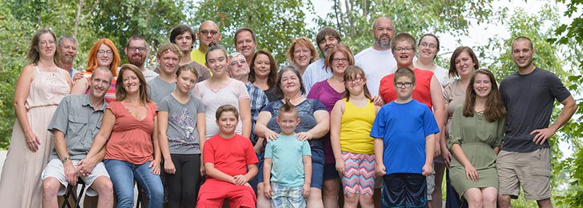 Family portrait in Pigeon Forge