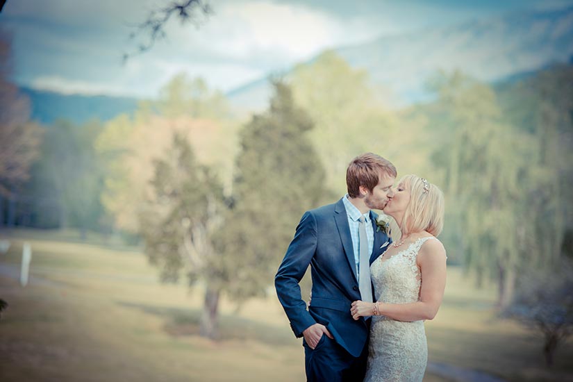 Couple wedding Smoky Mountains