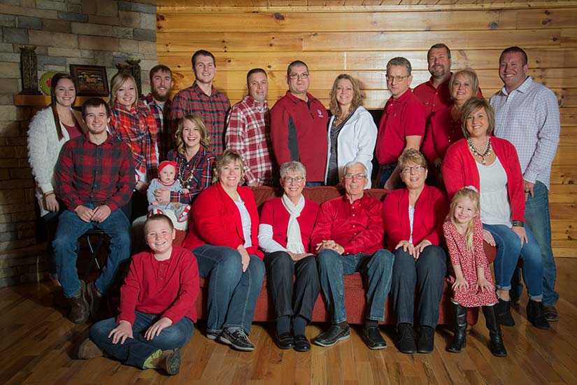 Cabin portrait in gatlinburg